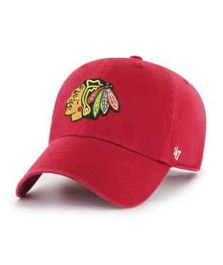 CHICAGO BLACKHAWKS LOGO HAT - RED