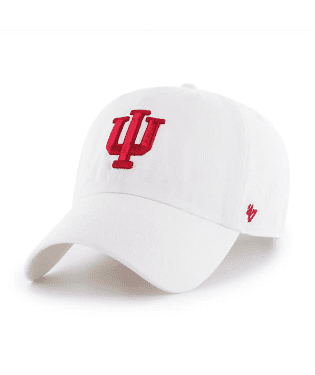 INDIANA HOOSIERS 'IU' HAT – WHITE