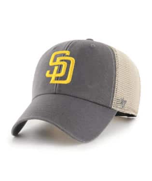 SAN DIEGO PADRES 'SD' TRUCKER HAT - CHARCOAL