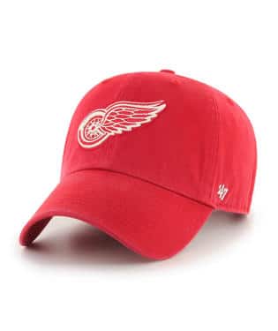 DETROIT RED WINGS LOGO HAT - RED