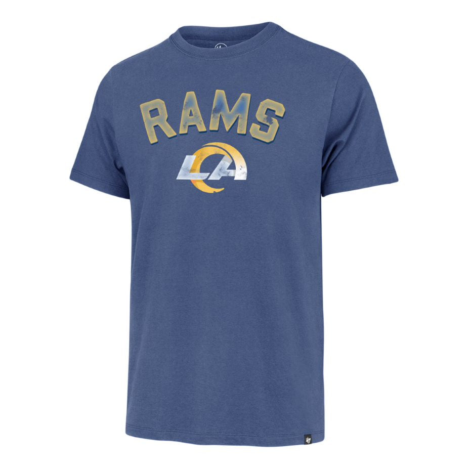 LOS ANGELES RAMS NAME/LOGO TEE - CADET