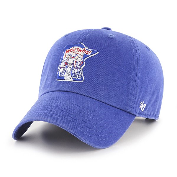 MINNESOTA TWINS RETRO LOGO HAT - ROYAL